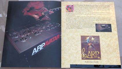 Arp-Avatar pamphlet and flexi-disk